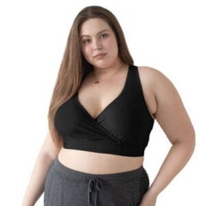 NWT Black Kindred Bravely Racerback Nursing & Sleep Bra
